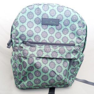 Vera Bradley Backpack Nomadic Blossoms Teal Green